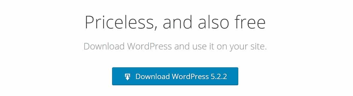 Download WordPress to your PC