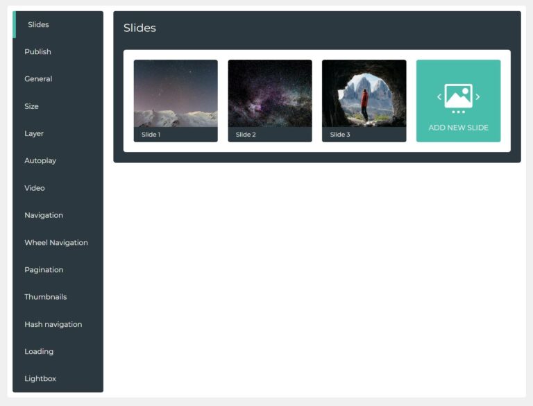 Adding slides