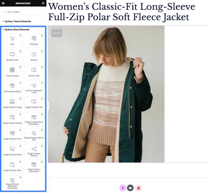 Sydney WooCommerce widgets