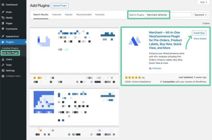 How to install the Merchant plugin