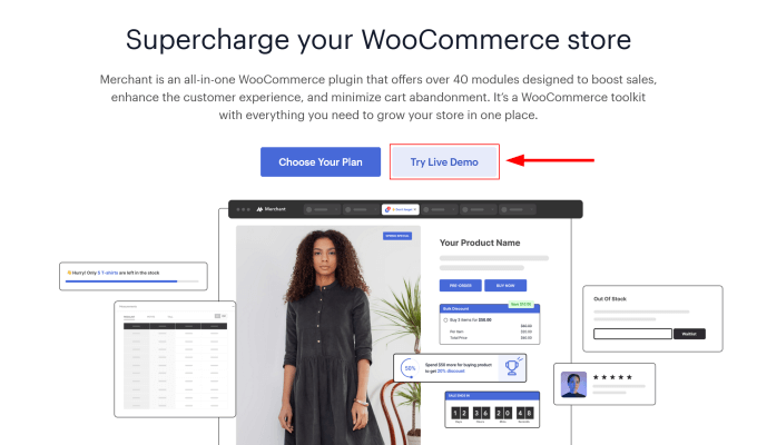 Try live Merchant Pro demo for free